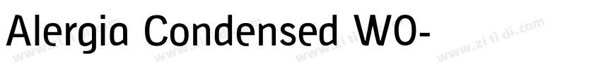 Alergia Condensed W0字体转换